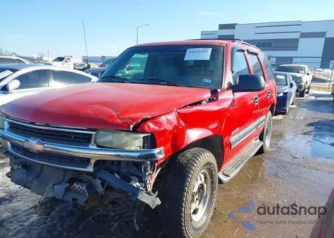 2002 Chevrolet Tahoe Ls z USA, uszkodzony, nr VIN 1GNEC13Z62R288819